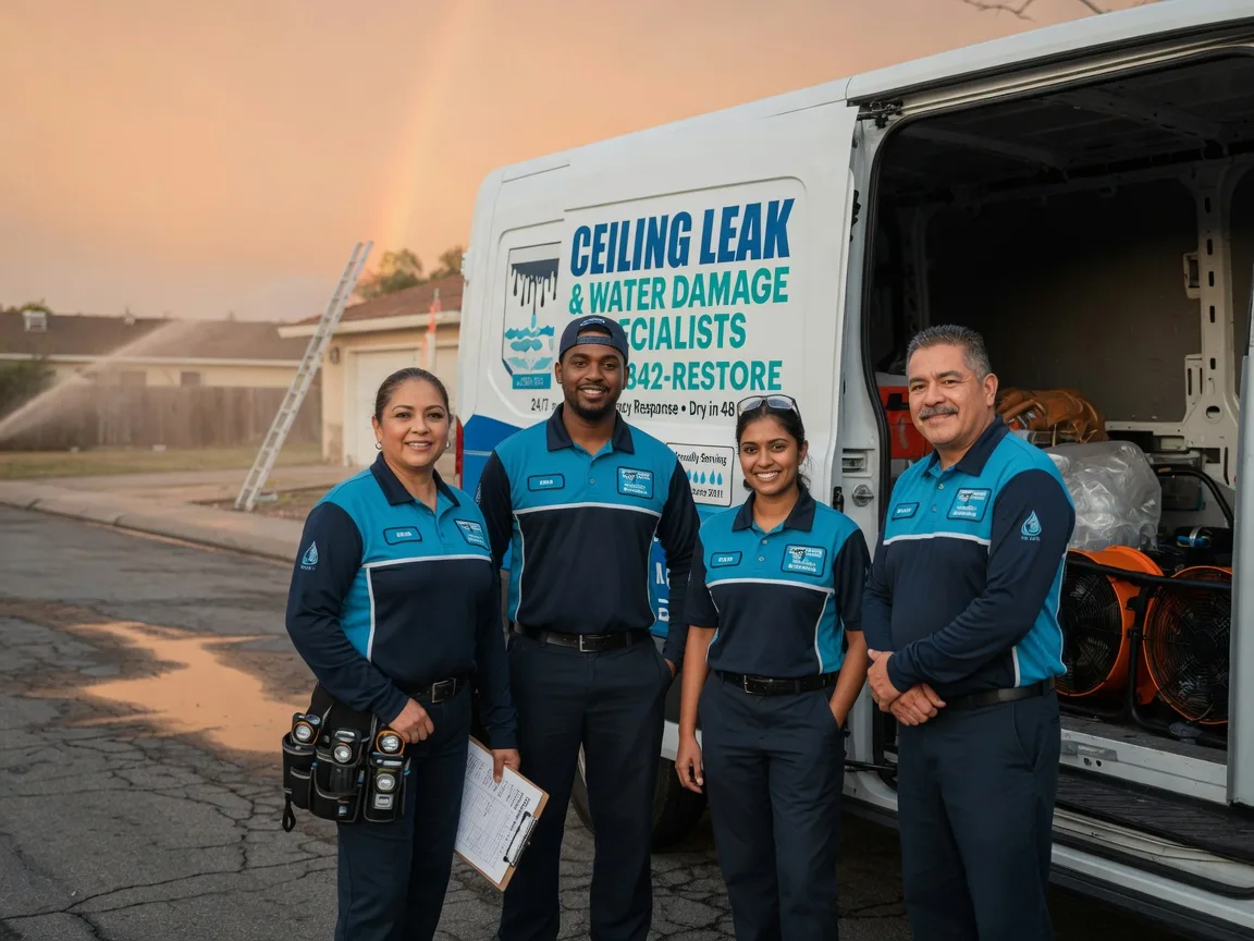 Ceiling Leak Cleanup company in Madisonville, TX